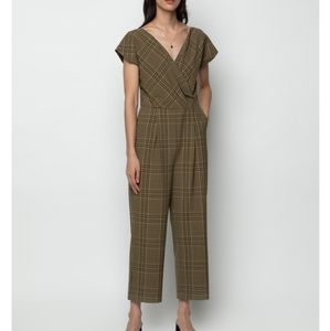 Oak and Fort Plaid Jumpsuit NWOT